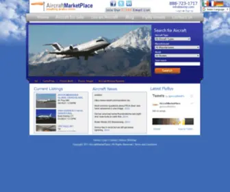 Aircraftmarketplace.com(Aircraft Market Place) Screenshot