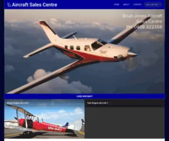 Aircraftsalescentre.com.au(Aircraft Sales Centre) Screenshot