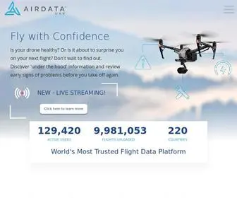 Airdata.com(Drone Data Management and Flight Analysis) Screenshot