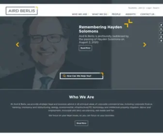 Airdberlis.com(We are proud to be one of Canada’s premier business law firms. Aird & Berlis) Screenshot
