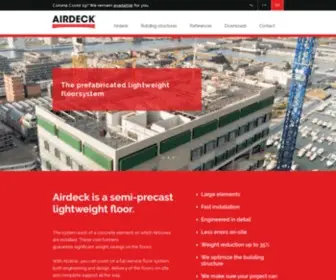 Airdeck.be(Airdeck floor) Screenshot