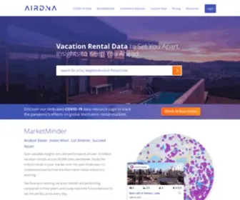 Airdna.co(Short-Term Rental Data Analytics) Screenshot