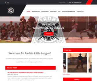 Airdrielittleleague.ca(Airdrielittleleague) Screenshot