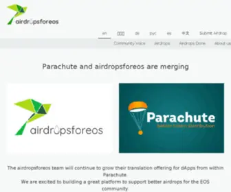 Airdropsforeos.com(Airdropsforeos) Screenshot