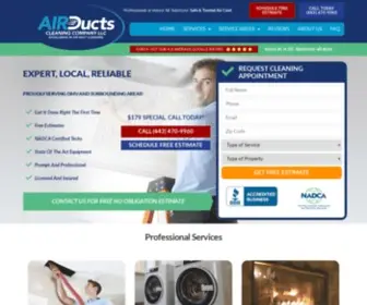 Airductscleaningcompany.com(Air Duct Cleaning Company) Screenshot