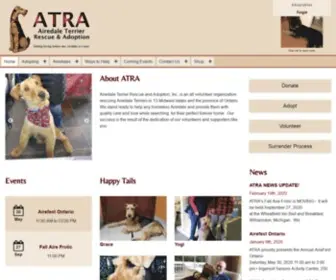 Aire-Rescue.com(Finding loving homes one Airedale at a time) Screenshot