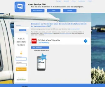 Aire-Service-Camping-Car-Panoramique.fr(360°) Screenshot