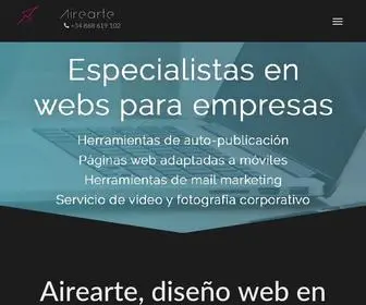 Airearte.es(Diseño Web Murcia) Screenshot