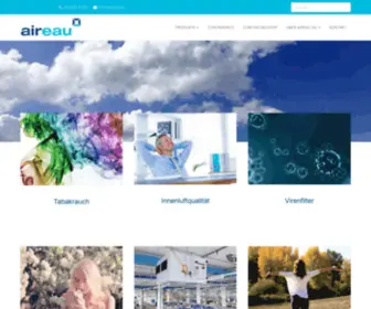 Aireau.ch(Luftfilter gegen Rauch) Screenshot