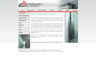 Aireclima.com(Ingenieria de aire acondicionado mexico trane york carrier) Screenshot