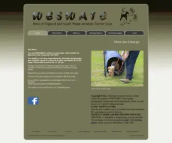 Airedaleclub.org.uk(West of England and South Wales Airedale Terrier Club) Screenshot