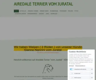 Airedales-Vom-Juratal.de(Airedale Terrier vom Juratal) Screenshot