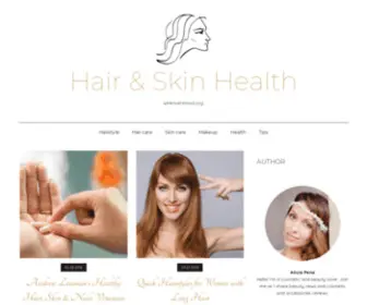 Aireriverstrust.org(Hair & Skin Health) Screenshot