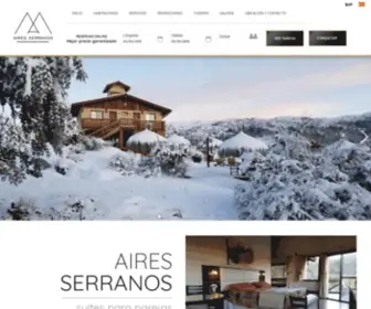 Aires-Serranos.com(Aires Serranos Suites) Screenshot