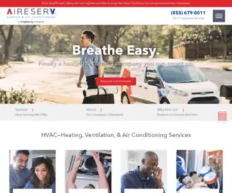 Aireserv.com(HVAC Repair) Screenshot