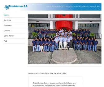 Airesistemas.com(Empresa) Screenshot