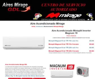 Airesmiragegdl.com(Aires Mirage GDL) Screenshot