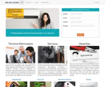 Airesplitsystems.com(Empresa de Instalación de Aire Acondicionado y Service) Screenshot