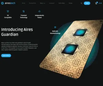 Airestech.com(EMF Protection & Shielding) Screenshot