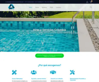 Airesyservicioscolombia.com(Aires y Servicios Colombia) Screenshot