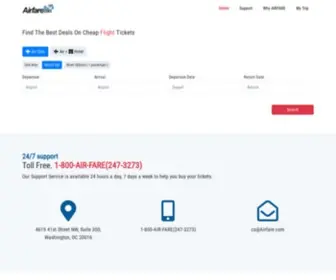 Airfare.com(Hotels) Screenshot