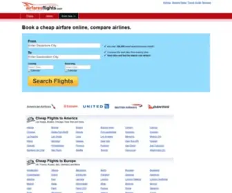 Airfaresflights.com(Cheap Flights) Screenshot