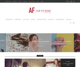 Airfemme.com(Air Femme Magazine) Screenshot