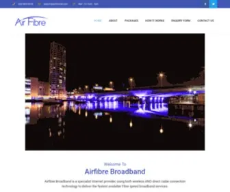 Airfibrenet.com(Airfibre Broadband) Screenshot
