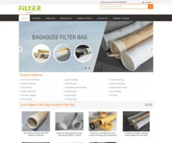 Airfilterbag.com(Quality Dust Collector Filter Bags & Aramid Filter Bag factory from China) Screenshot