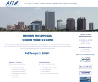 Airfiltersinc.com(Air Filters INC) Screenshot