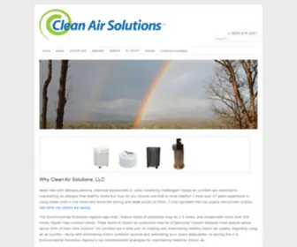 Airfiltersnc.com(Clean Air Solutions) Screenshot