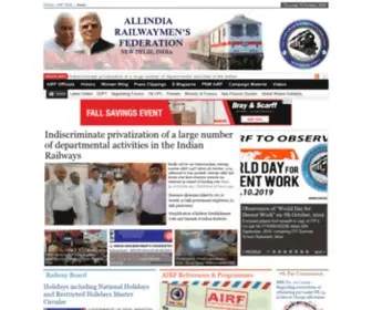 Airfindia.org(All India Railwaymen's Federation) Screenshot