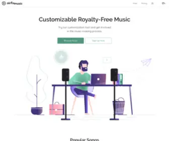 Airfixmusic.com(Airfix Music) Screenshot