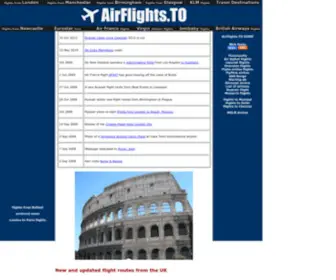 Airflights.to(Cheap flights from the UK) Screenshot