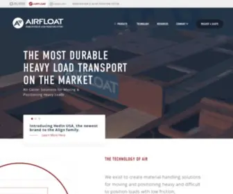 Airfloat.com(The Inventor of Air Caster Technology) Screenshot