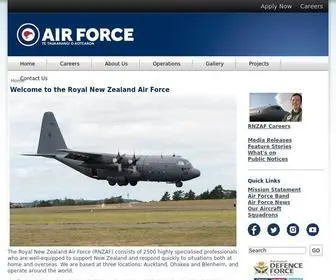 Airforce.mil.nz(Royal New Zealand Air Force) Screenshot
