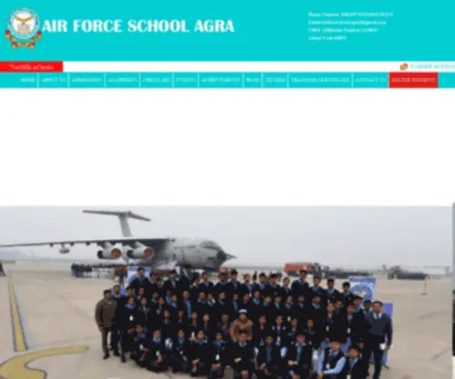 Airforceschoolagra.edu.in(Airforce School) Screenshot