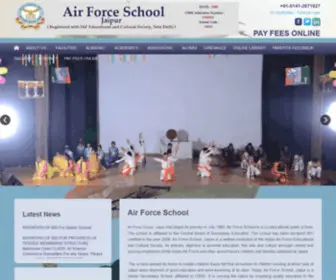 Airforceschooljaipur.edu.in(Air Force School) Screenshot