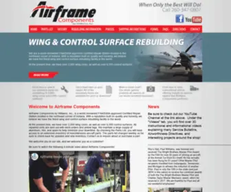 Airframecomponents.com(Airframe Components by Williams) Screenshot