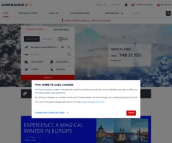 Airfrance.co.th(Air France Thailand) Screenshot