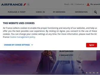 Airfrance.com.br(Site Oficial da Air France Brasil) Screenshot