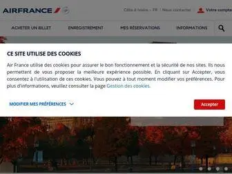 Airfrance.com(Discover the Air France universe) Screenshot