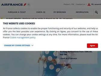Airfrance.fi(Book flight tickets to Europe) Screenshot
