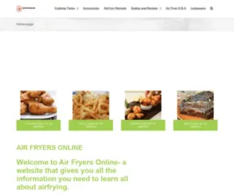 Airfryersonline.com(Air Fryers Online) Screenshot