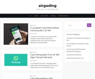 Airgading.com(Media informasi teknologi terkini) Screenshot