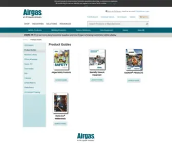 Airgascatalogs.com(Airgas) Screenshot