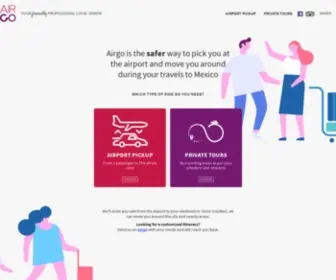 Airgo.mx(Puerto Vallarta and Cabos Airport Transportation by AirGO) Screenshot