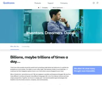 Airgonetworks.com(About Qualcomm) Screenshot