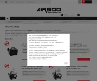 Airgoo-Europe.com(Welkom in de wondere wereld van airbrush. AIRGOO) Screenshot