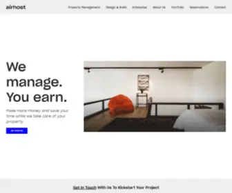 Airhost.com.my(Airhost Property Management Malaysia) Screenshot